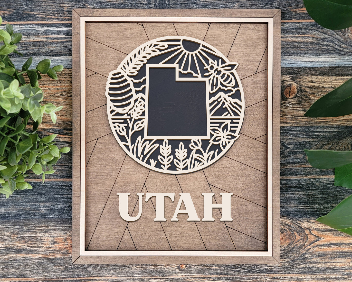 Utah Heritage Frame Pop Sign