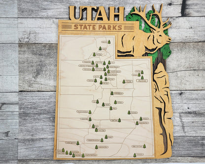 Utah State Park Map