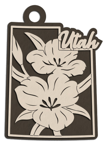 Utah State Flower Christmas Ornament