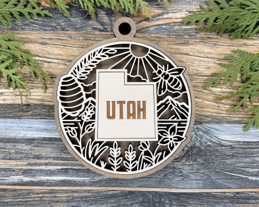 Utah State Heritage Ornament