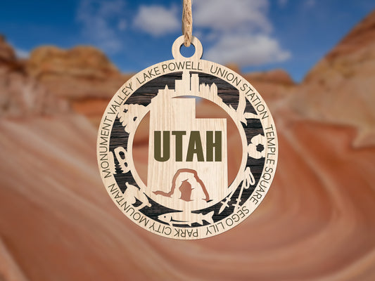 Utah State Ornament (46)