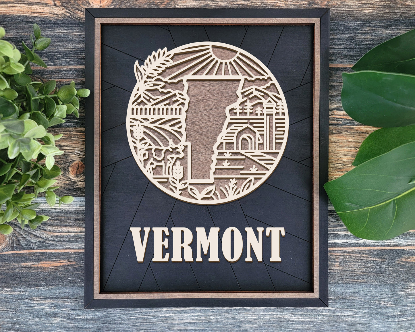 Vermont Heritage Frame Pop Sign