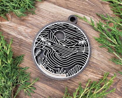 Virgin Islands National Park Line Art Ornament