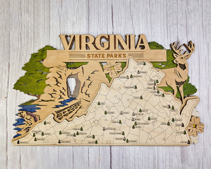 Virginia State Park Map