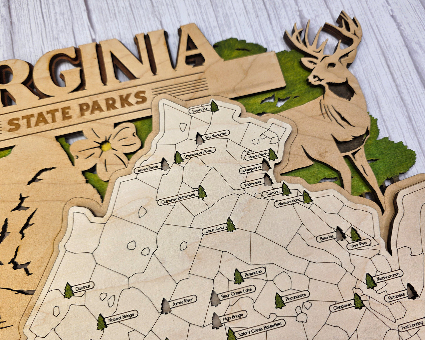 Virginia State Park Map