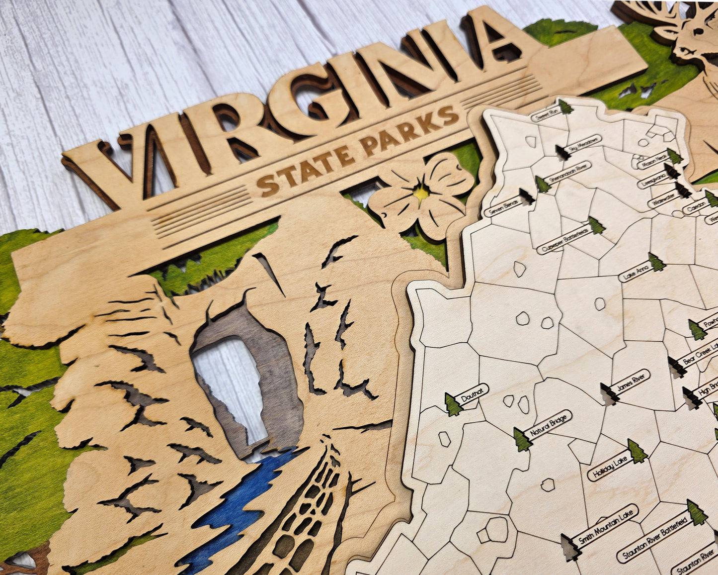 Virginia State Park Map