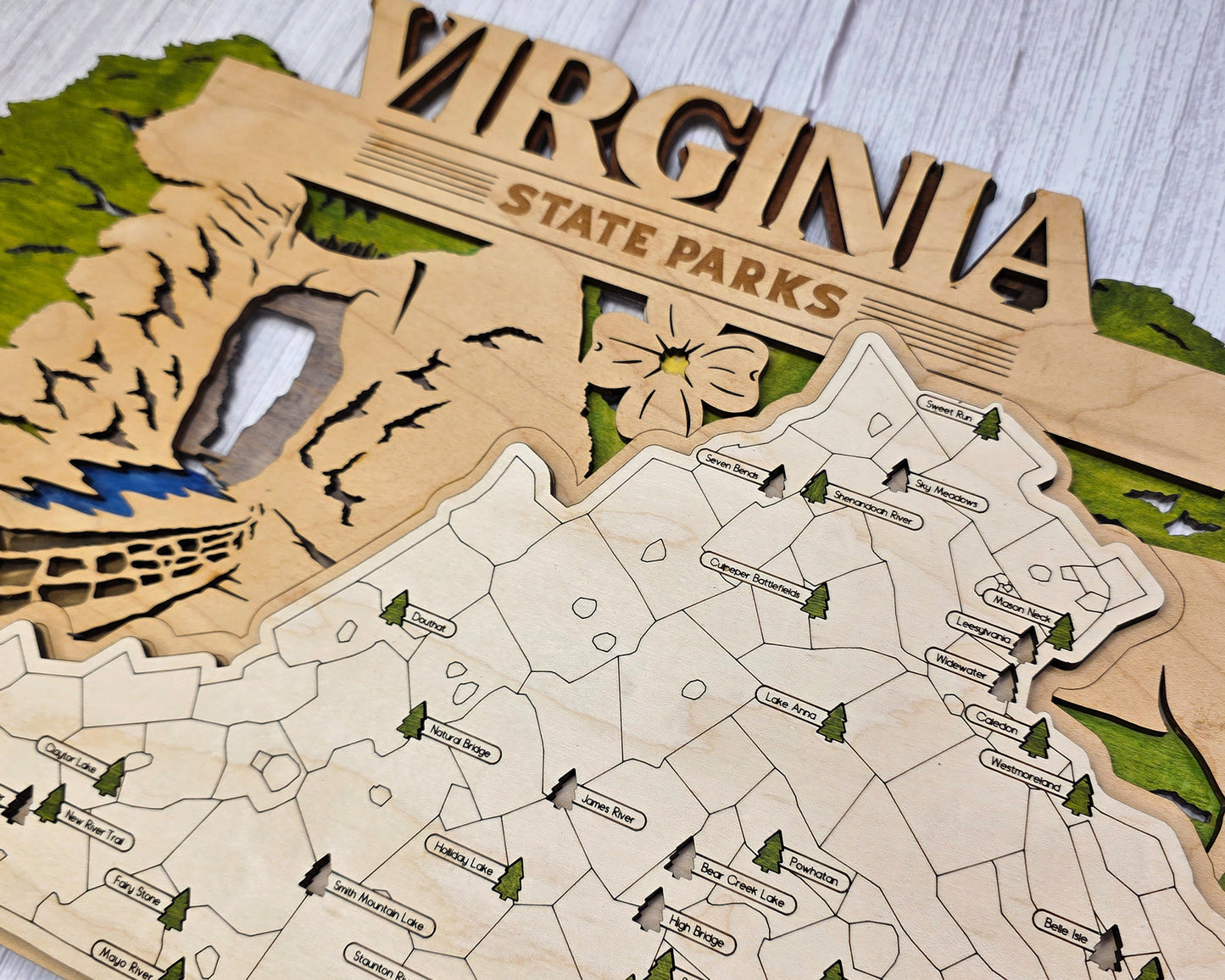 Virginia State Park Map