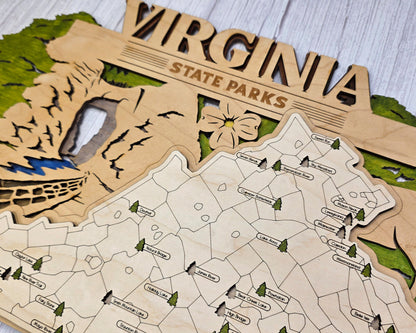Virginia State Park Map