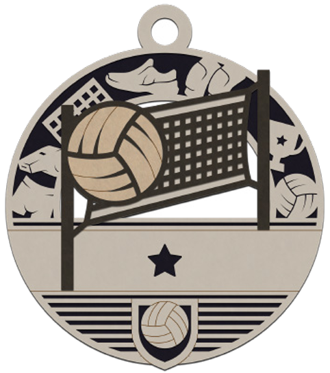 Volleyball Iconic Sports Ornament