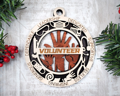 First Responder: Volunteer Ornaments
