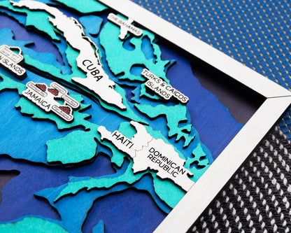 Western Caribbean Cruise Travel Map