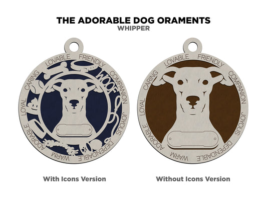 Whippet Dog Ornament (157)
