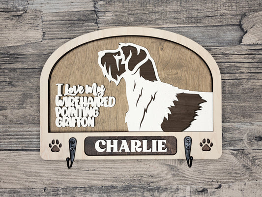 Wirehaired Pointing Griffon Leash Holder