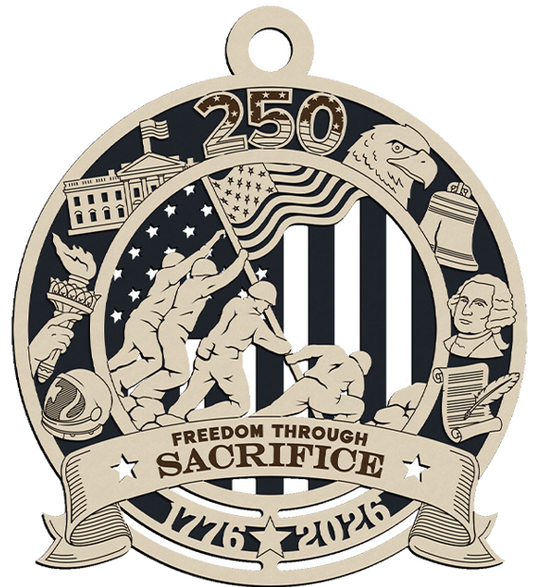 World War II - 250 Heritage Icon Ornament
