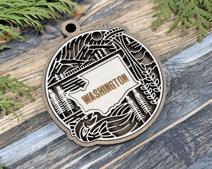 Washington State Heritage Ornament