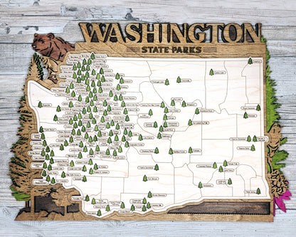 Washington State Park Map
