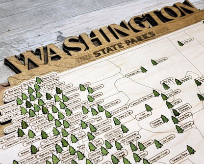 Washington State Park Map