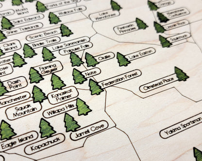 Washington State Park Map