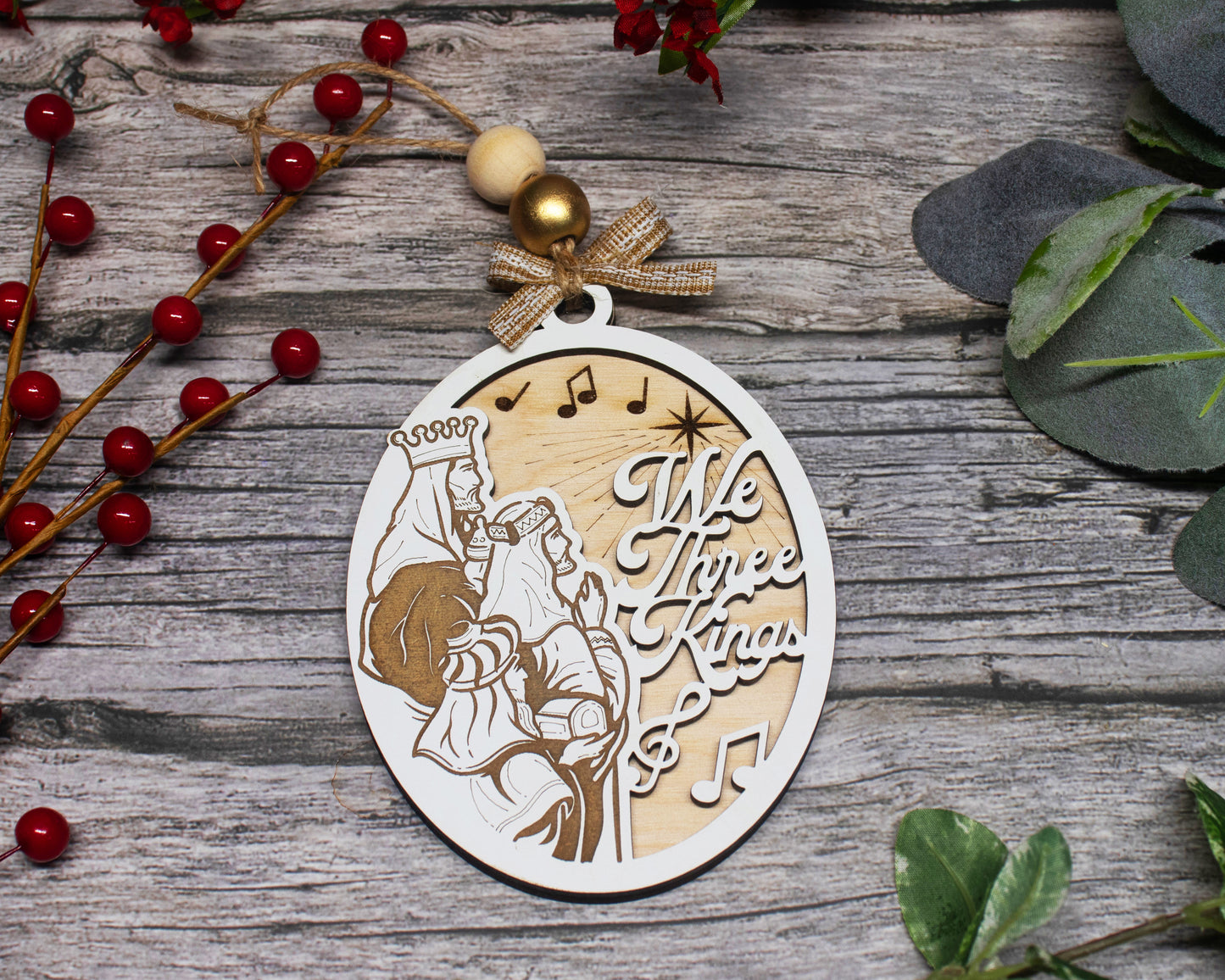 We Three Kings Christian Carol Ornament