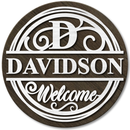 Welcome Personalized Home Signage