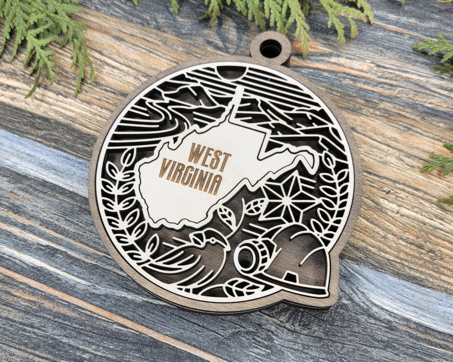 West Virginia State Heritage Ornament