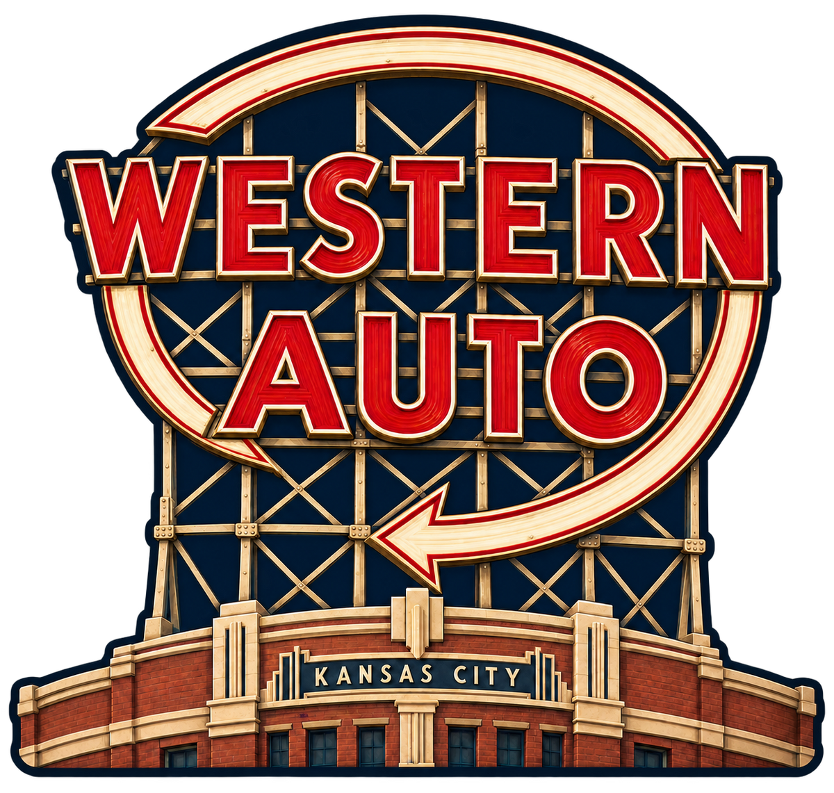 Western Auto Magnet - Theme 1