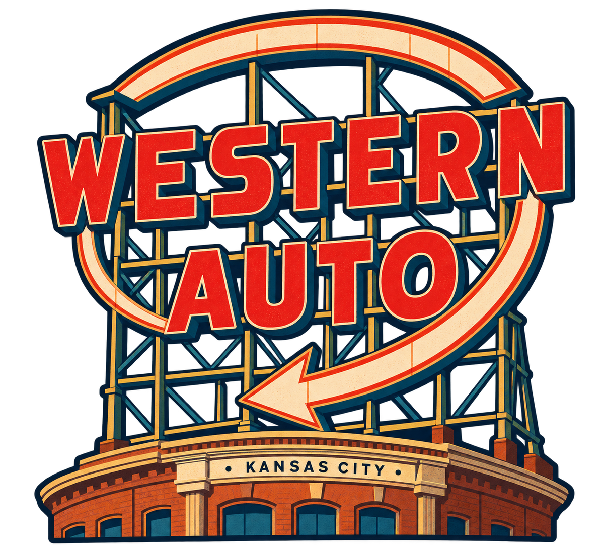 Western Auto Magnet - Theme 3