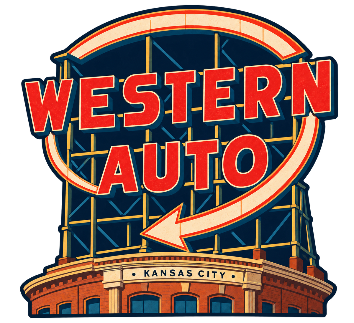 Western Auto Magnet - Theme 5