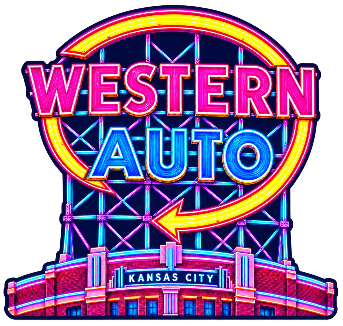 Western Auto Magnet - Theme 6