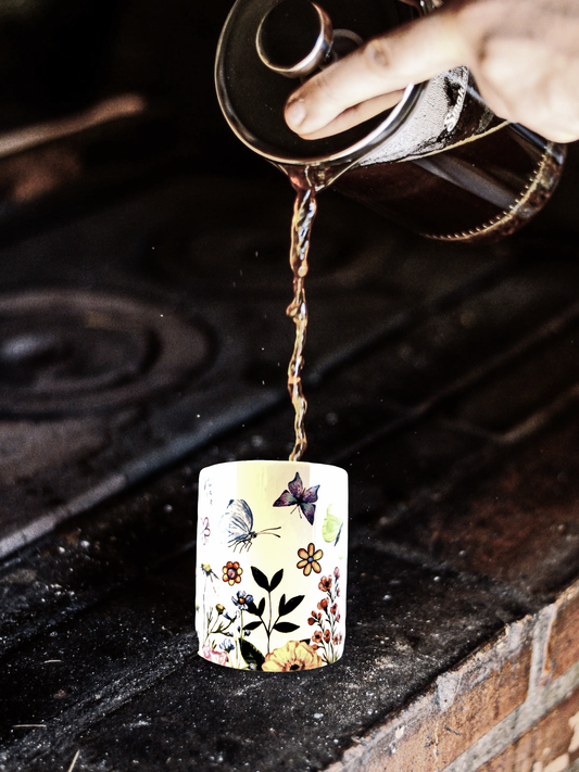 Wildflowers and Butterfly 11 Oz. Ceramic Coffee/Tea Mug