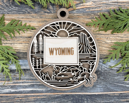 Wyoming State Heritage Ornament
