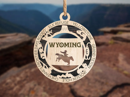 Wyoming State Ornament (52)