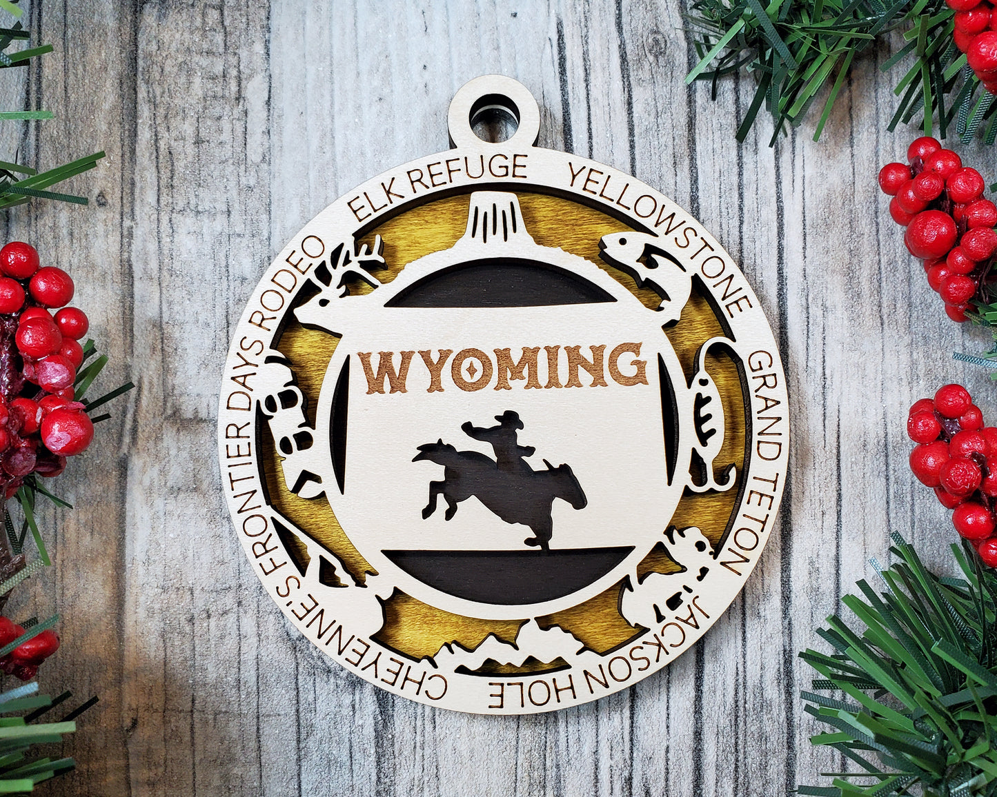 Wyoming State Ornament (52)